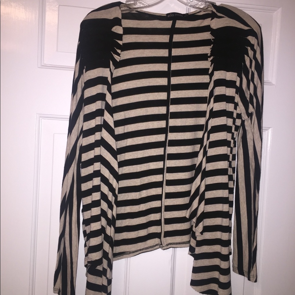 Striped Ella Moss Sweater